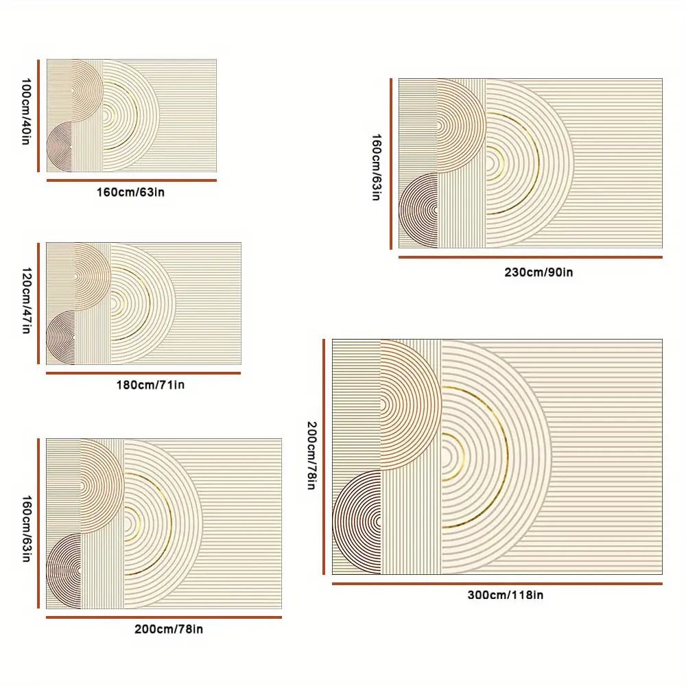 SevenDeerLuuryFloorMatEtraLareNonSlipAreaRu(.SquareMeters&.), HeavyDutysMaeWasableCarpetBeieWiteGreyGoldModernLivRoo, Bedroo, OffieFloorMat, SoftPolyesterFiberNonSlipBaseMat, HoeDeoration, DurableMaterial, CofortableHoe